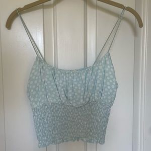 Pacsun Blue Scrunched Tank